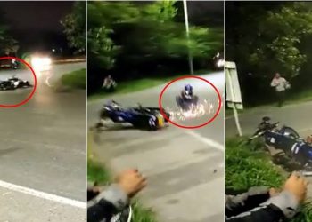 Motociclista accidentado en piques ilegales de la vía al Aeropuerto Perales