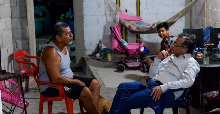 Gustavo Petro visitó Honda, Tolima