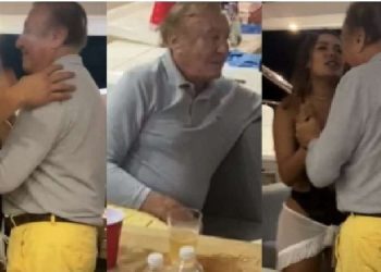 Rodolfo Hernández estuvo en exótica fiesta con ejecutivos de Pfizer