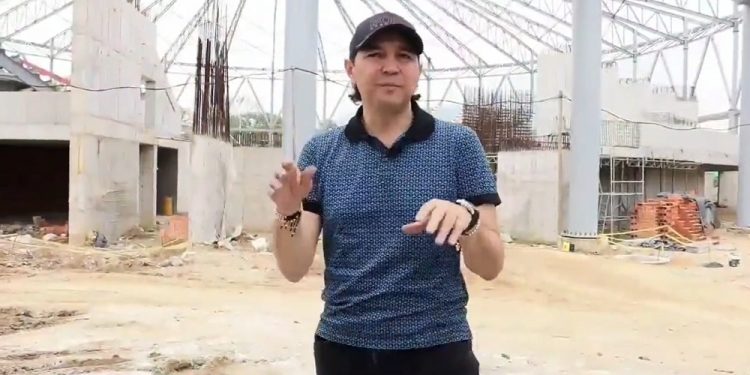 Coliseo Mayor de Ibagué apenas va en el 53%