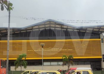 Quitaron el letrero “Ibagué Vibra” en la fachada del Coliseo de Combate