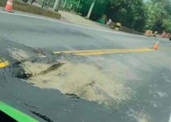 Tramo vial entre Ibagué – Cajamarca volvió a hundirse