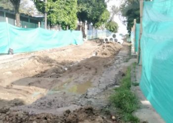 Denuncian abandono de una obra en el Barrio Jardín en Ibagué