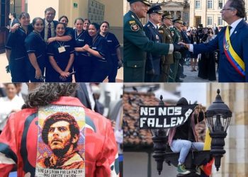 Una foto para la historia de Colombia en la posesión de Gustavo Petro