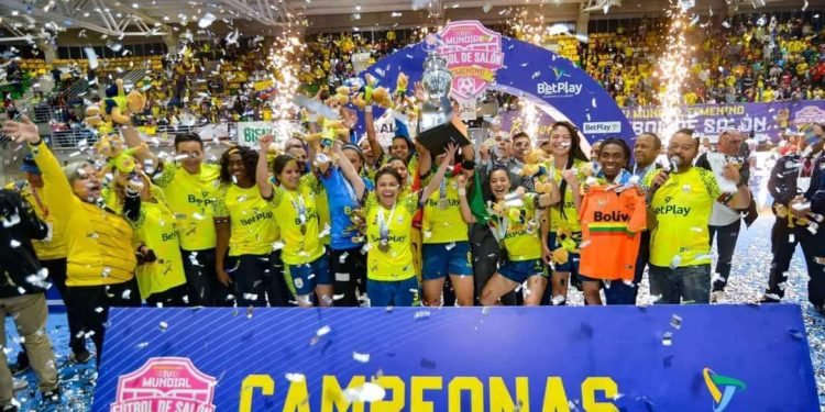 Campeonas mundiales la Selección Colombia de Fútbol de salón