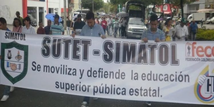 Magisterio de Ibagué en Jornada de Protestas