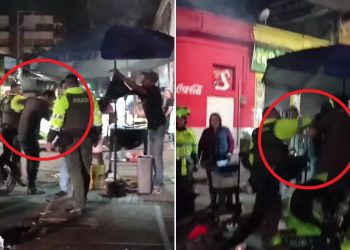 En video quedó abuso policial en Ibagué