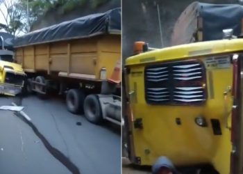 Accidente en La Línea sentido Calarcá- Cajamarca