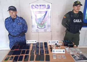 Gaula de la Policía e INPEC realizaron operativo sorpresa en COIBA de Ibagué 