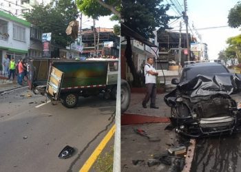 Conductor de Audi en Ibagué protagonizó violento accidente