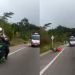 ¡Imprudencia vial! moteros accidentaron a ciclista en la vía La Vega, Cundinamarca