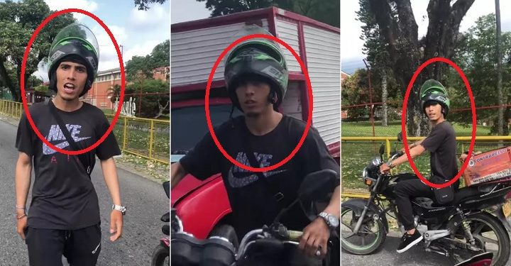 Denuncia pública contra domicilio por agredir a ciclista en Ibagué
