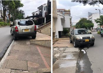 Propietarios de carros particulares tienes de parqueo público la calle de Ibagué