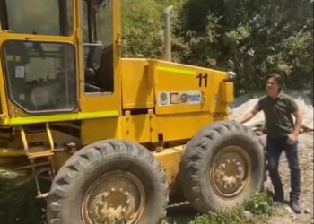 Renzo García denuncia abandono de maquinaria amarilla de la alcaldía de Ibagué 