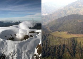 Volcán Cerro Machín y Nevado del Ruiz en alerta Amarilla