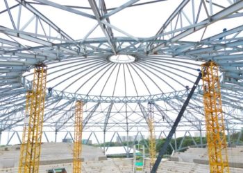 Instalación de la cubierta del Coliseo Mayor de Ibagué será en Mayo