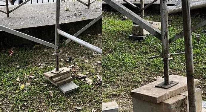 Riesgo de colapso en palcos del desfile de San Juan genera preocupación en Ibagué