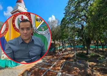 Alcaldía de Cunday no terminan el Parque Principal del municipio