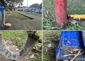 Ibagué tiene parques infantiles y biosaludables en mal estado