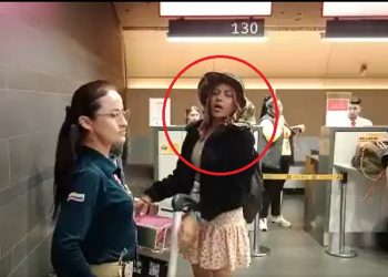 Agresión de extranjera a funcionaria de Migración en el Aeropuerto El Dorado