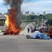 Violentas protestas sacuden Bucaramanga tras la muerte de un motociclista