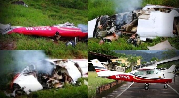 Cinco miembros dirigentes del Centro Democrático fallecen en accidente aéreo en Boyacá