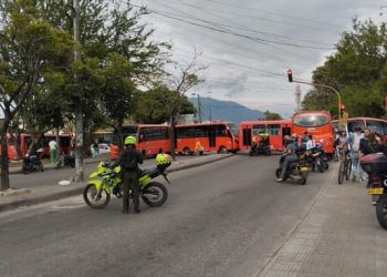 Segundo día de paro en Ibagué dejó camparendos y busetas inmovilizadas