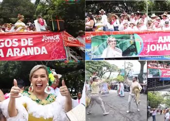 Violación a los tiempos de campaña electoral durante el desfile del San Juan