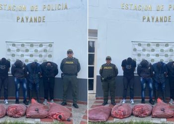 Cinco capturas en flagrancia por abigeato en San Luis, Tolima