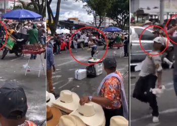 Unos disfrutaron el desfile Sanpedrino, otros se prendieron a machete en Ibagué