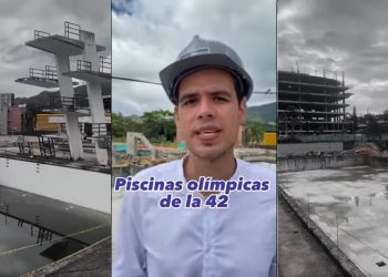 Julián Rodríguez denuncia restrasos en la obra de las Piscinas Olímpicas de Ibagué