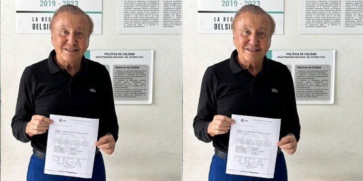 Rodolfo Hernández inscribe su candidatura a la Gobernación de Santander