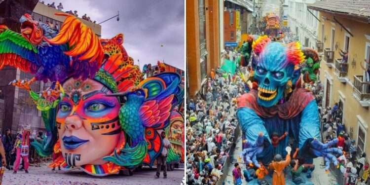 Deslumbrante clausura del carnaval de negros y blancos 2024