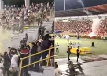 Hinchas apuñalados en partido del Deportes Tolima y América en Ibagué