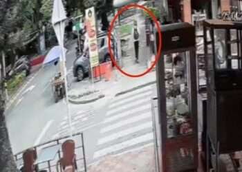 Escolta frustra intento de robo en restaurante de Medellín