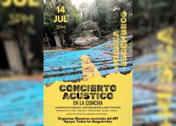 Frente a la Concha Acústica “+Más Música – Menos escombros: Por qué los buenos somos +”