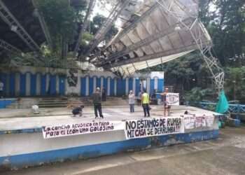 Rescatan la Concha Acústica de Ibagué con jornada de limpieza y festival cultural