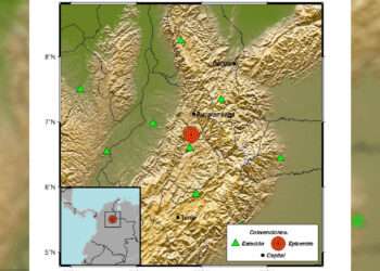 Dos sismos sacudió Colombia para este jueves
