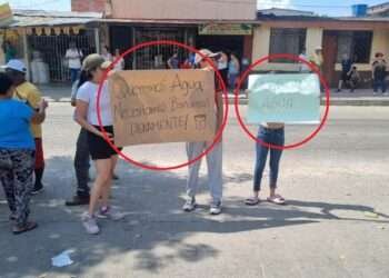 Protesta en la Ciudadela Simón Bolívar por más de un mes sin agua