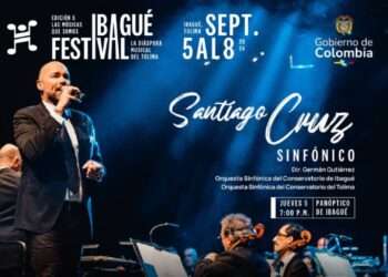 Santiago Cruz dará inicio al Ibagué Festival con un magno concierto gratuito