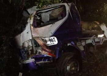 Camión de carga pesada se vuelca en la vía Venadillo-Ibagué y deja un herido