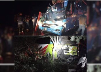 Accidente entre dos buses en la vía Natagaima-Aipe deja más de 80 heridos