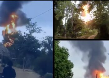 Erupción del volcÔn de lodo Los Aburridos alerta a comunidades de UrabÔ, Antioquia