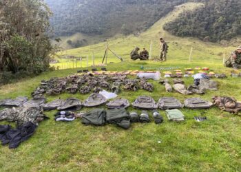 Ejército incauta arsenal en Chaparral y golpea estructura criminal en el sur del Tolima