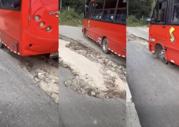 Comunidad de Los Túneles exige reparación de vía tras intervención del IBAL