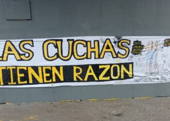 Mural borrado de “Las Cuchas tienen razón” en Ibagué desata nueva protesta con pancartas