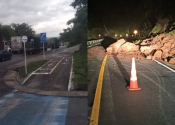 Deslizamiento en Murillo y obras en Cajamarca afectan vías en Tolima