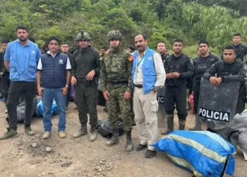 Liberados los 29 policías y militares retenidos en El Plateado, Cauca