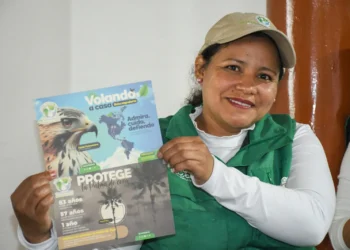 Cortolima y Mujeres del Cañón refuerzan la protección del águila cuaresmera en el Tolima