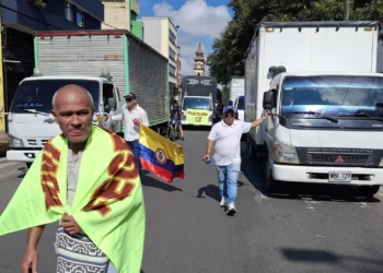 Transportadores protestan en Ibagué por el crítico estado de las vías urbanas